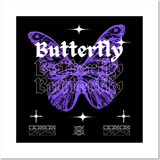 Beautyful Butterfly  UNISEX Wall Art by Drees&Done